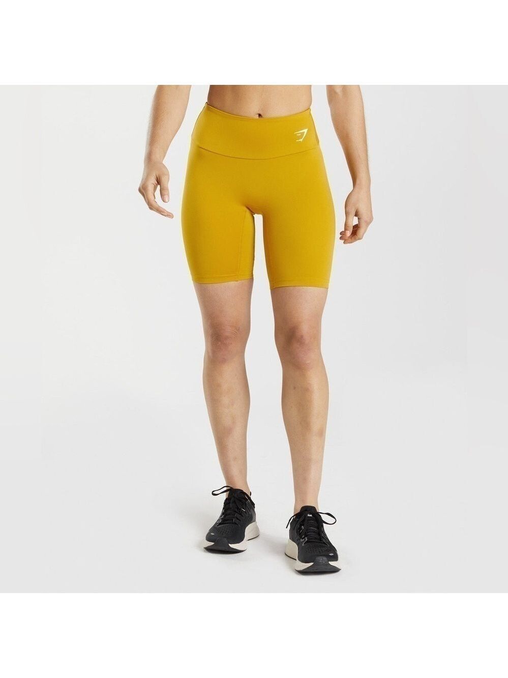 Gym Shark Training Cycling Shorts Yellow XS